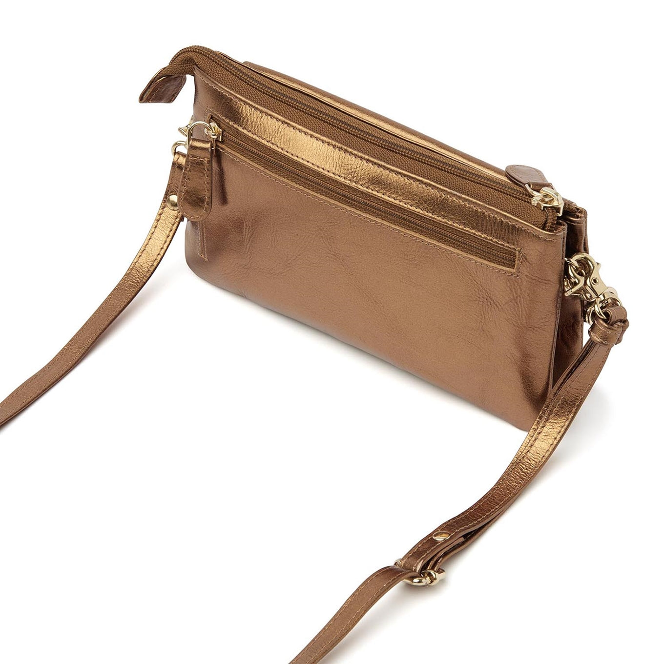 dR Amsterdam Metallics Shoulderbag - Clutch I gold