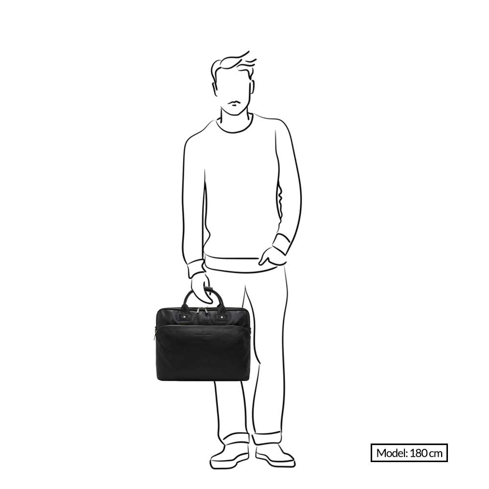 Castelijn & Beerens Firenze Business Laptop Bag 17" black