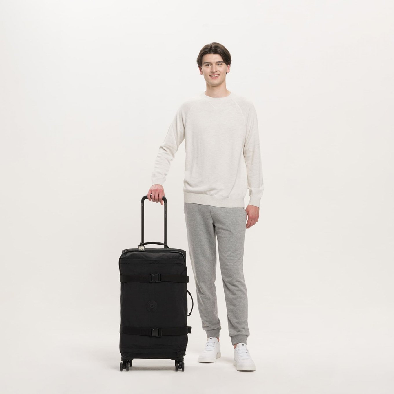 Kipling Spontaneous M black noir Soft suitcase