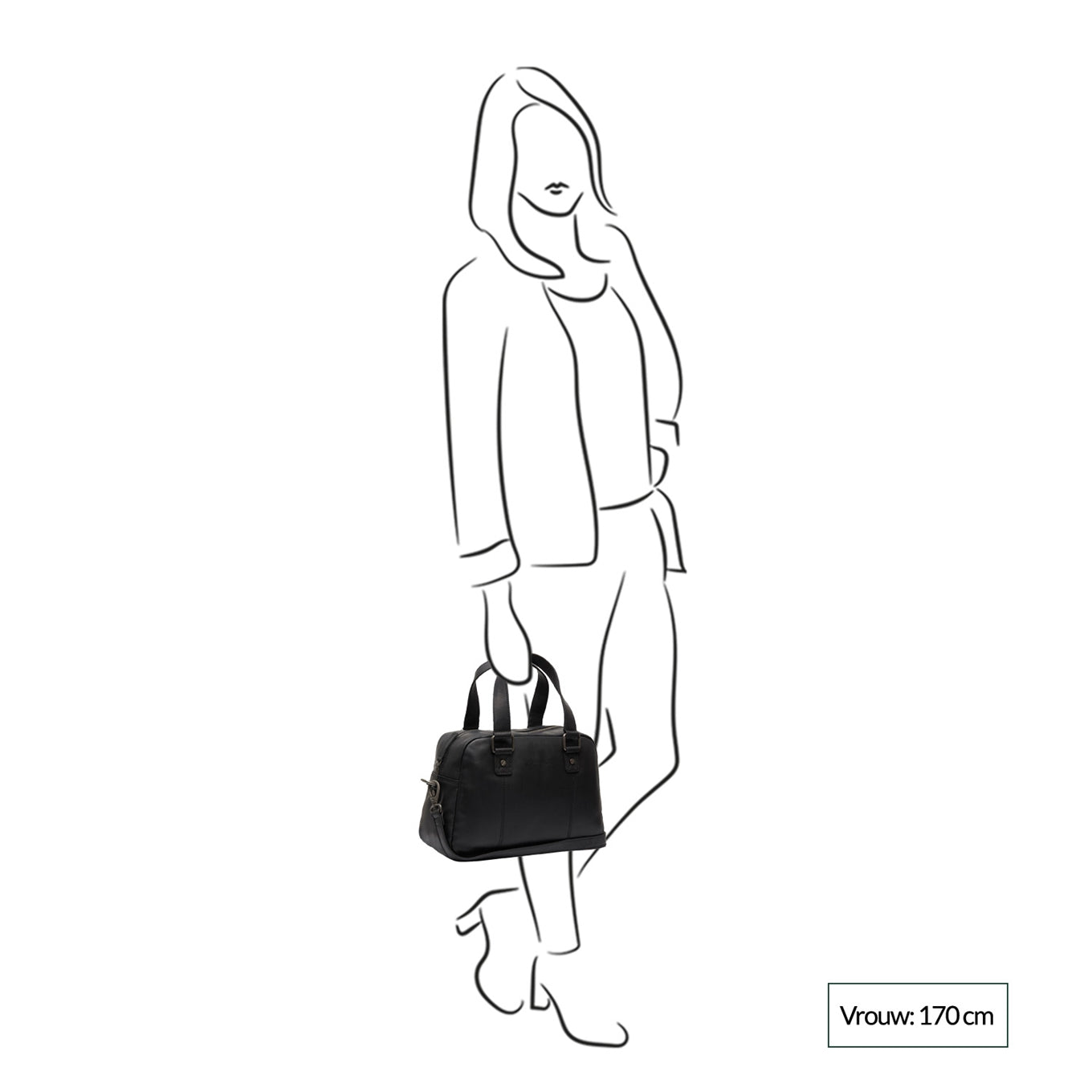 The Chesterfield Brand Dover Shoulder Bag Black