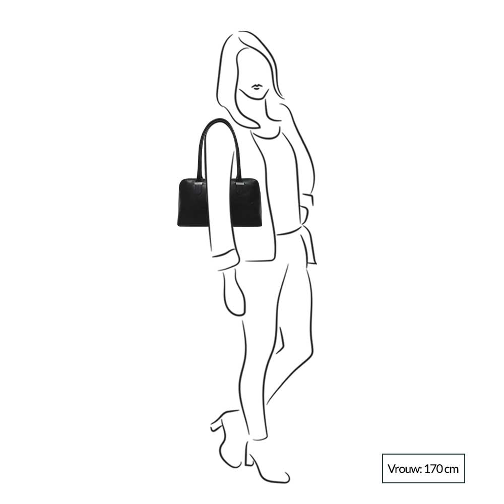 Claudio Ferrici Classico Shoulder Bag black