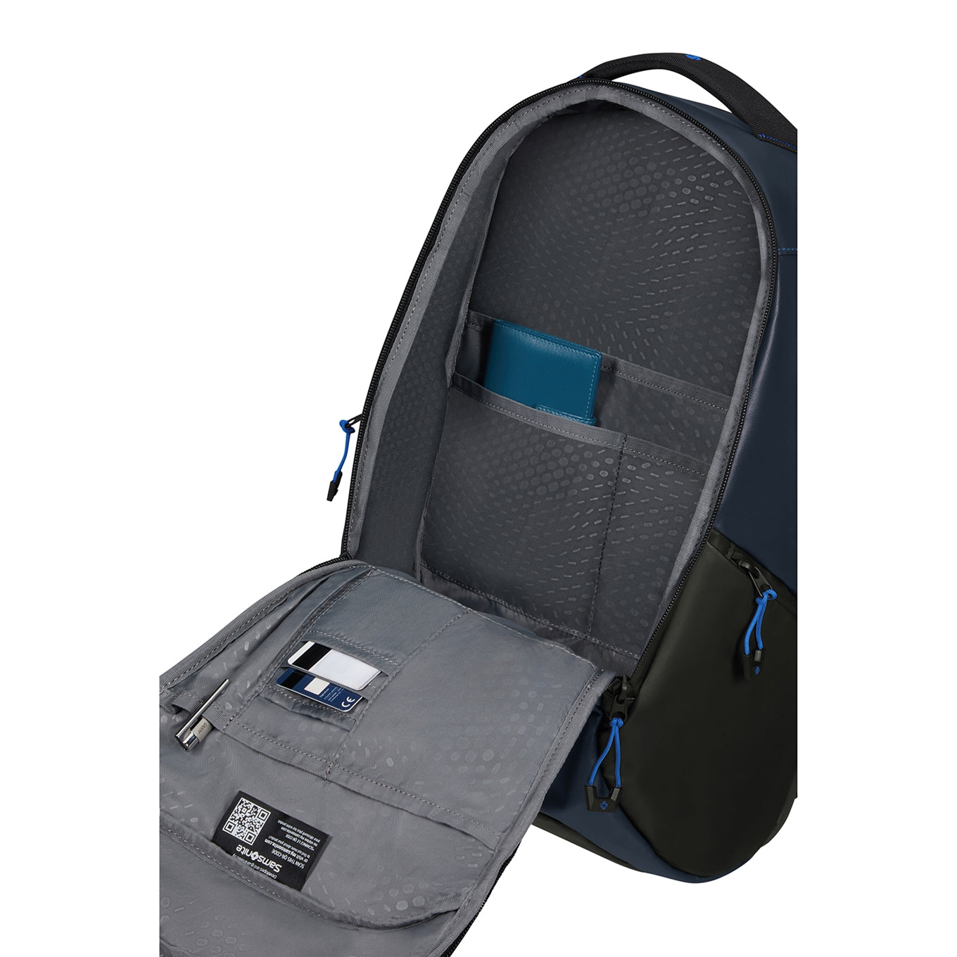 Samsonite Ecodiver Laptop Rucksack M USB blauer Nachtrucksack