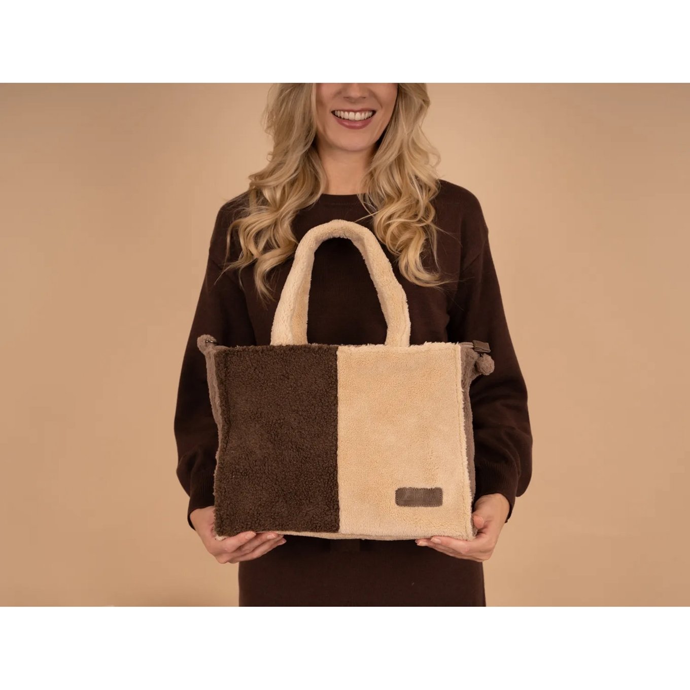 Zebra Trends Teddy Denise Handbag M dunkelbraun Damentasche