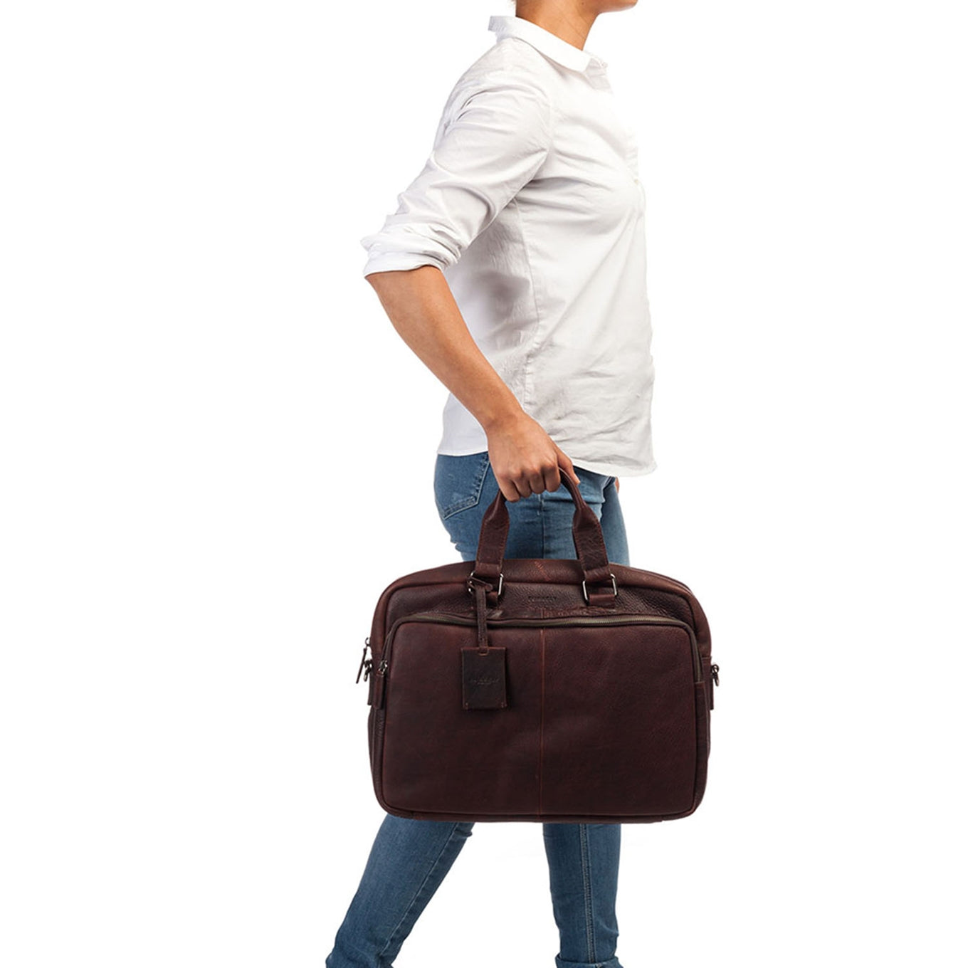 Burkely Antique Avery Workbag 15.6" dark brown
