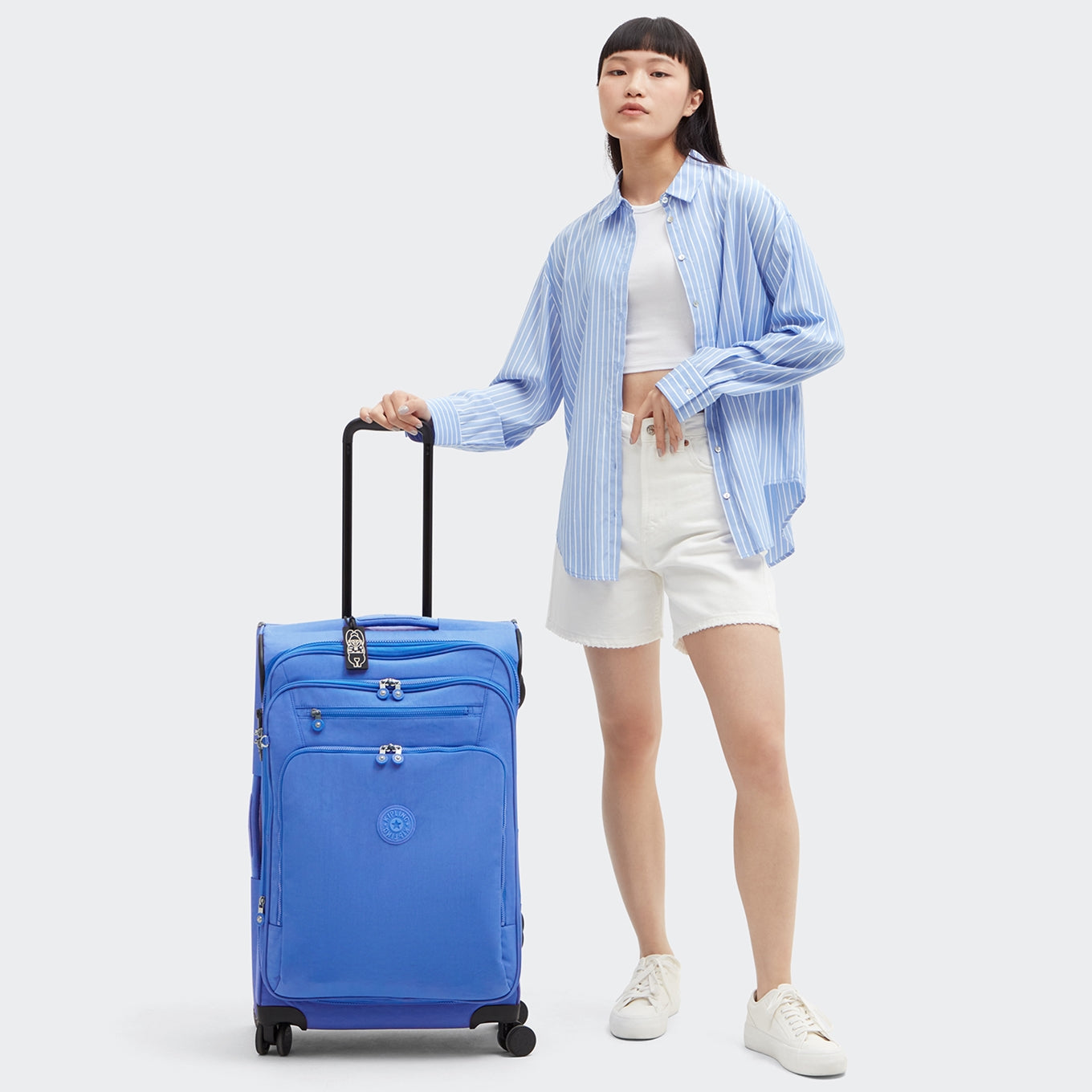 Kipling New Youri Spin M Signature Pri Weicher Koffer