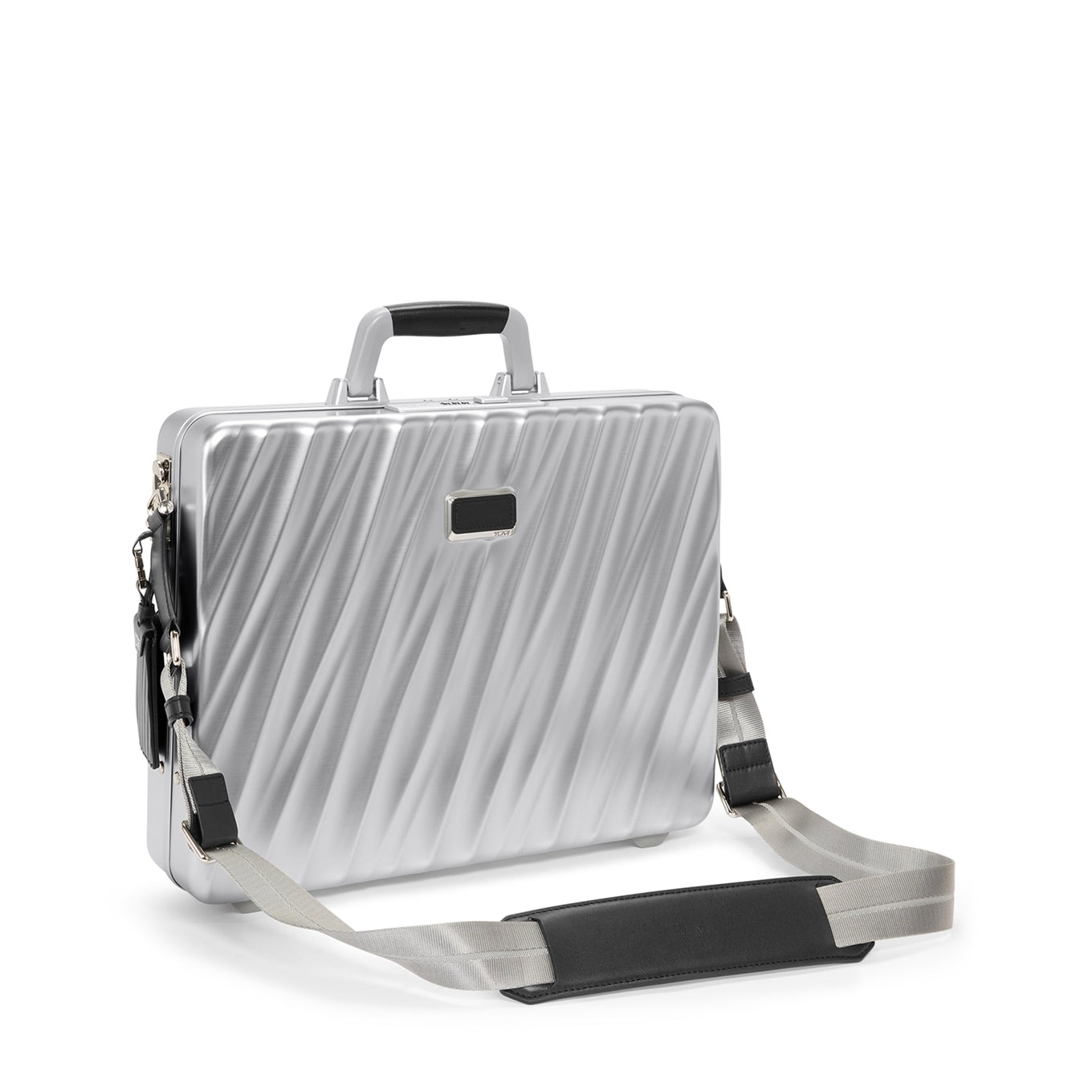 TUMI 19 Degree Aluminum Briefcase silver