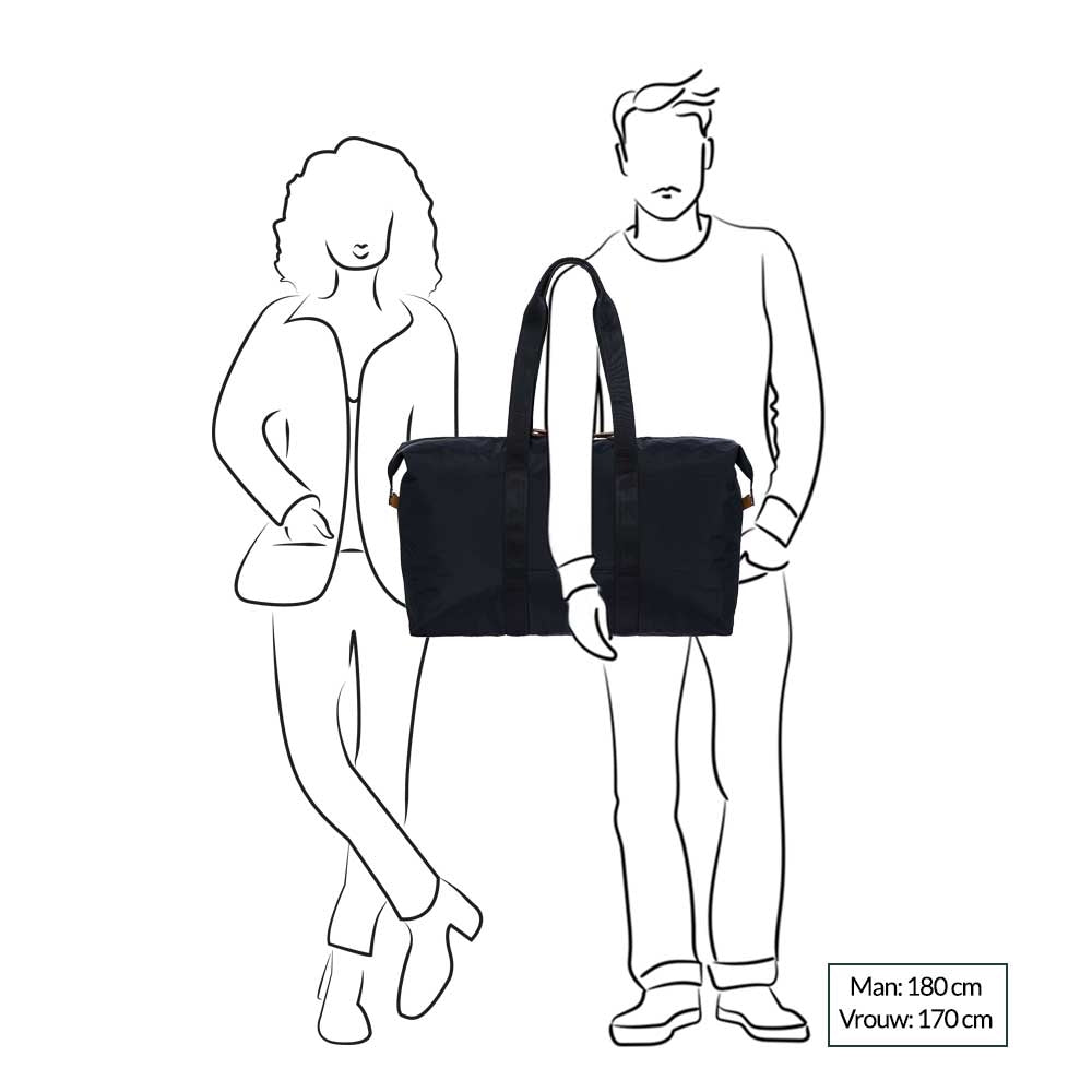 Bric's X-Bag Holdall Big black Weekend bag