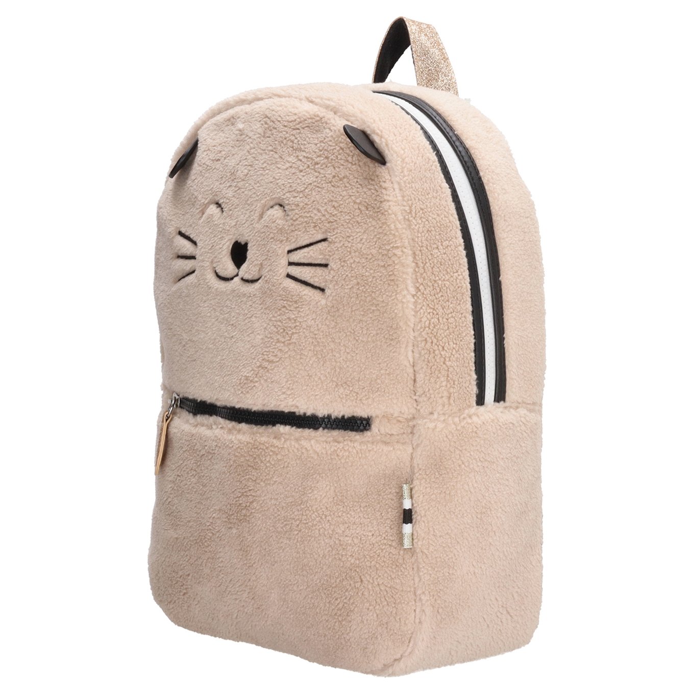 Zebra Trends Girls Rugzak Teddy Cat creme