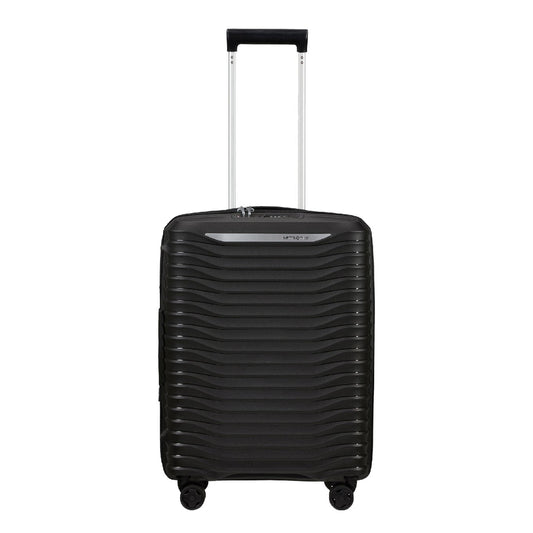 Samsonite Upscape Spinner 55 Erweiterbares schwarzes Hartschalenetui