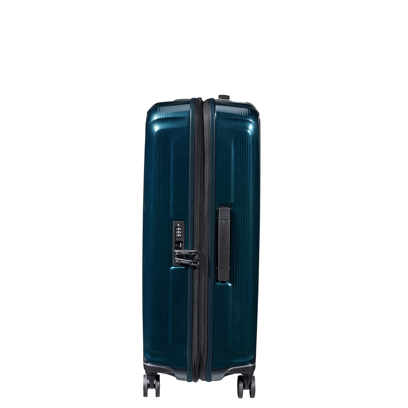 Samsonite Nuon Spinner 69 Exp metallic dunkelblaues Hartschalenetui