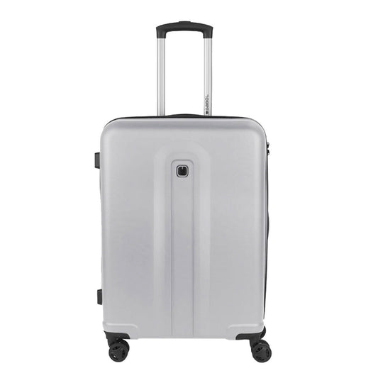 Gabol Jet Medium Trolley 66 silberner Hartschalenkoffer