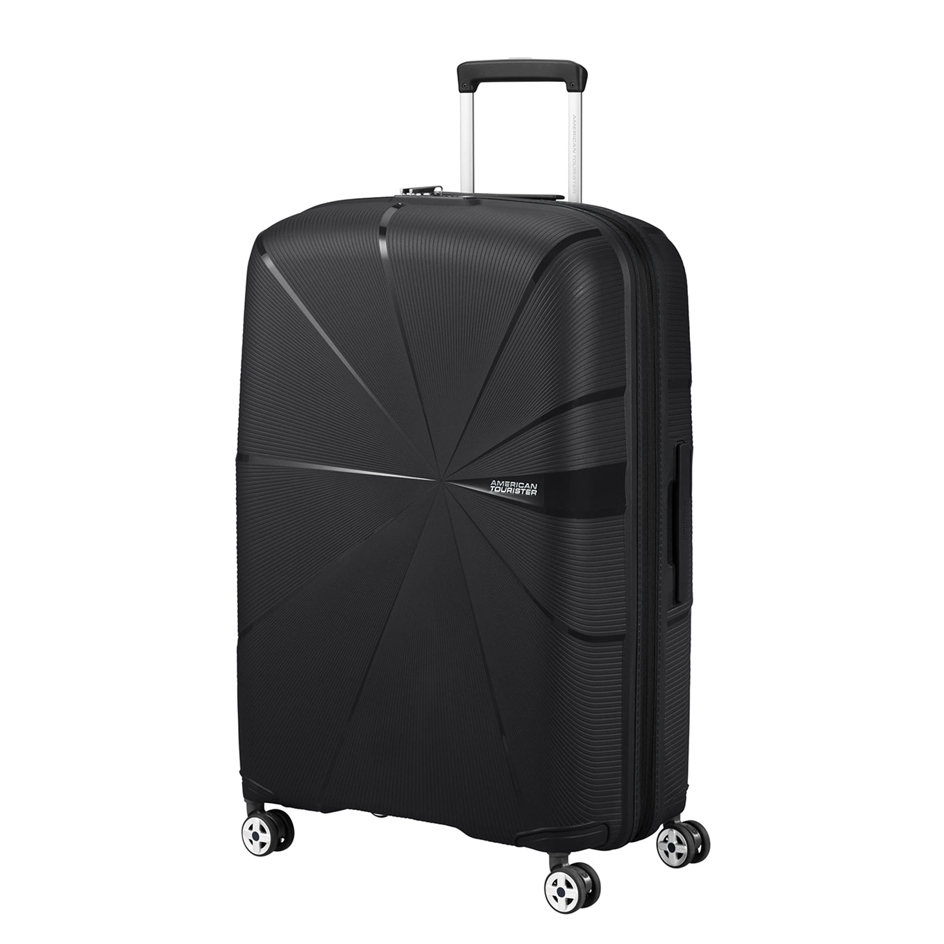 American Tourister Starvibe Spinner 77 EXP schwarzer Hartschalenkoffer
