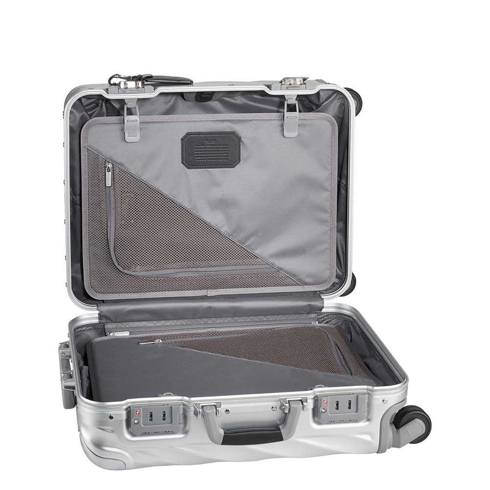 Tumi 19 Degree Aluminum Continental Carry-On silver