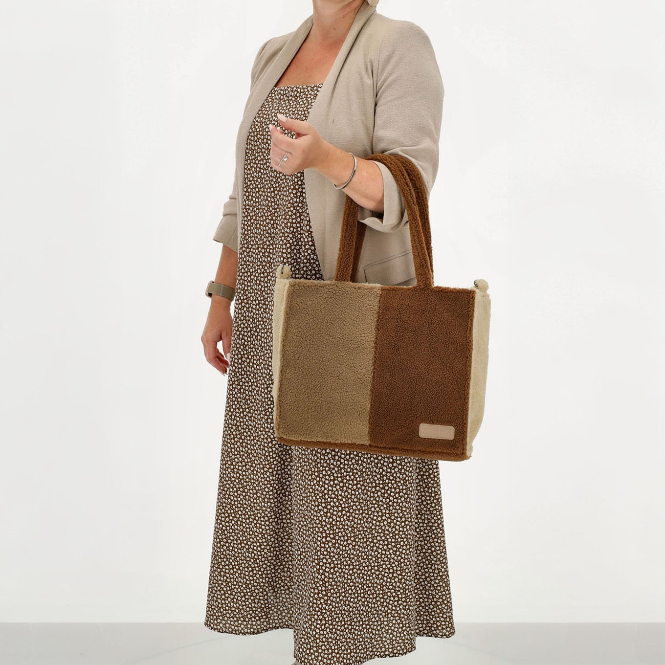 Zebra Trends Teddy Denise Shopper brown Women's bag