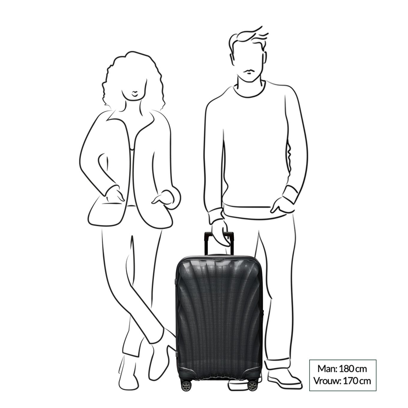 Samsonite C-Lite Spinner 69 midnight blue