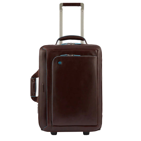 Piquadro Blue Square Cabin Trolley braun Weicher Koffer