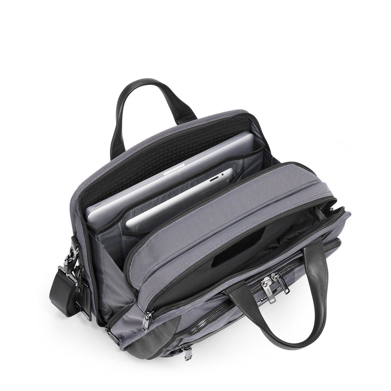 TUMI Alpha Organizer Brief meteor grey