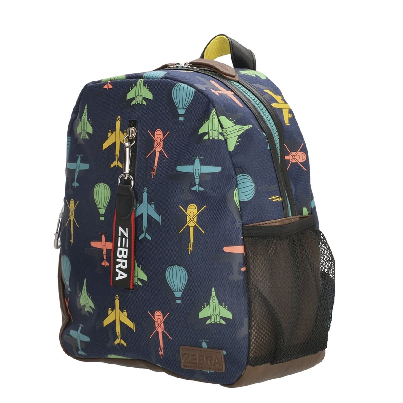 Zebra Trends Boys Backpack Airplane navy blue