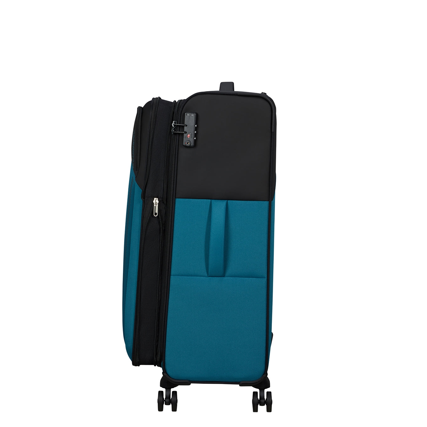 American Tourister Daring Dash Spinner L EXP schwarz/blau Weicher Koffer