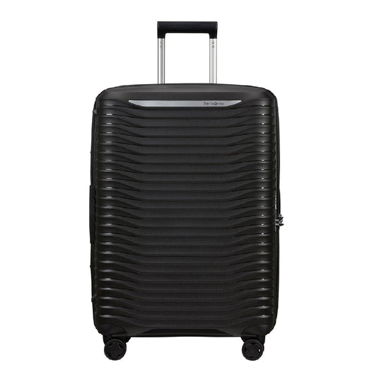 Samsonite Upscape Spinner 75 Erweiterbares schwarzes Hartschalenetui