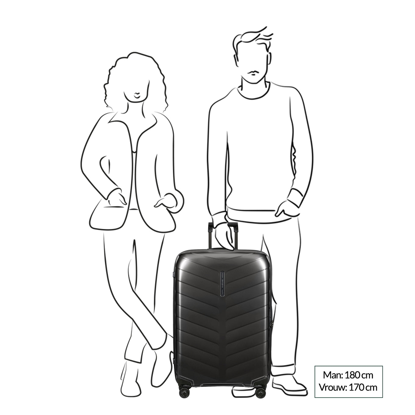 Samsonite Attrix Spinner 75 Dune Hartschalenkoffer