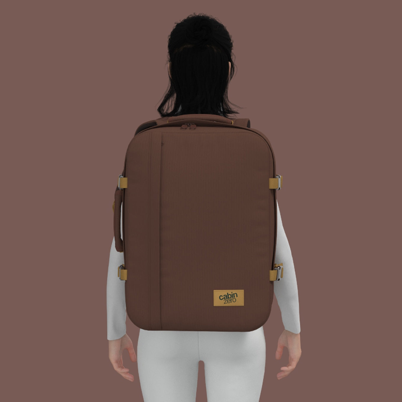 CabinZero Classic 44L Ultra Light Cabin Bag belgische Schokoladen-Wochenendtasche