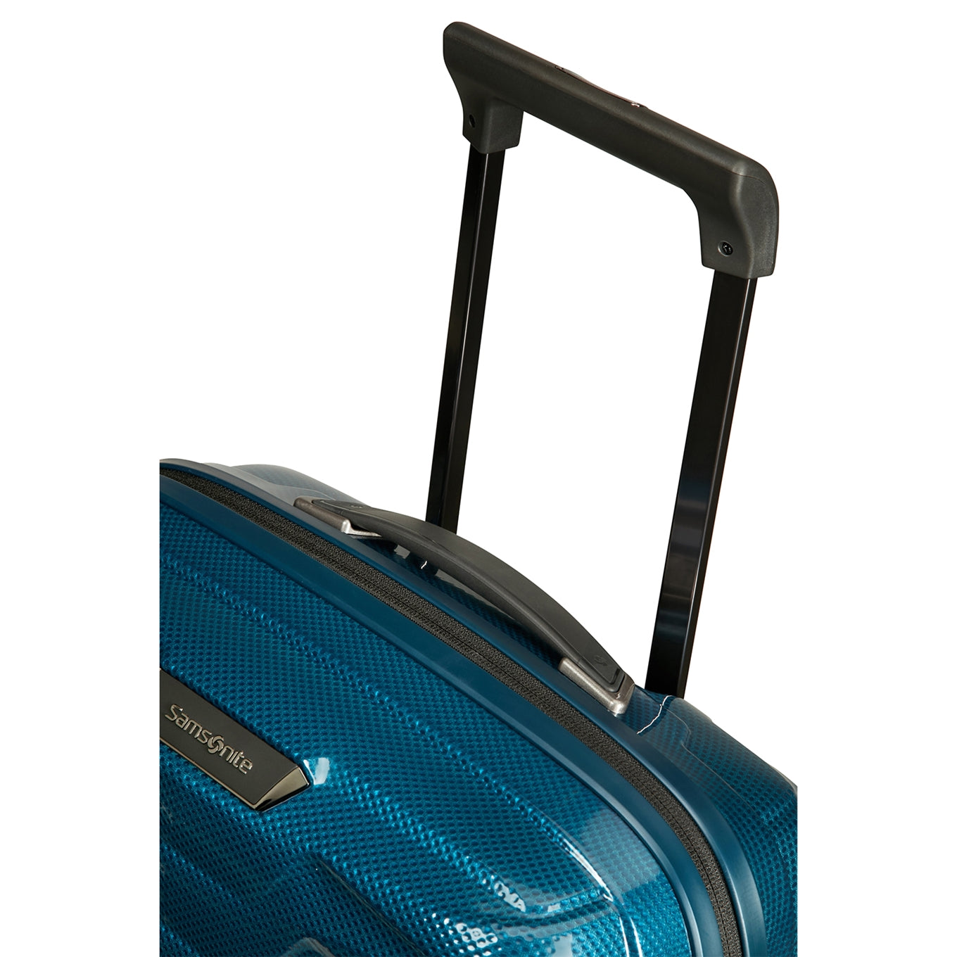 Samsonite Proxis Spinner 55 Erweiterbares Hartschalenetui in Petrolblau