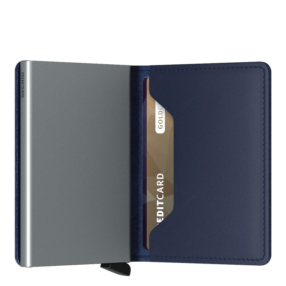 Secrid Slimwallet Wallet Original marineblaue Damenbrieftasche