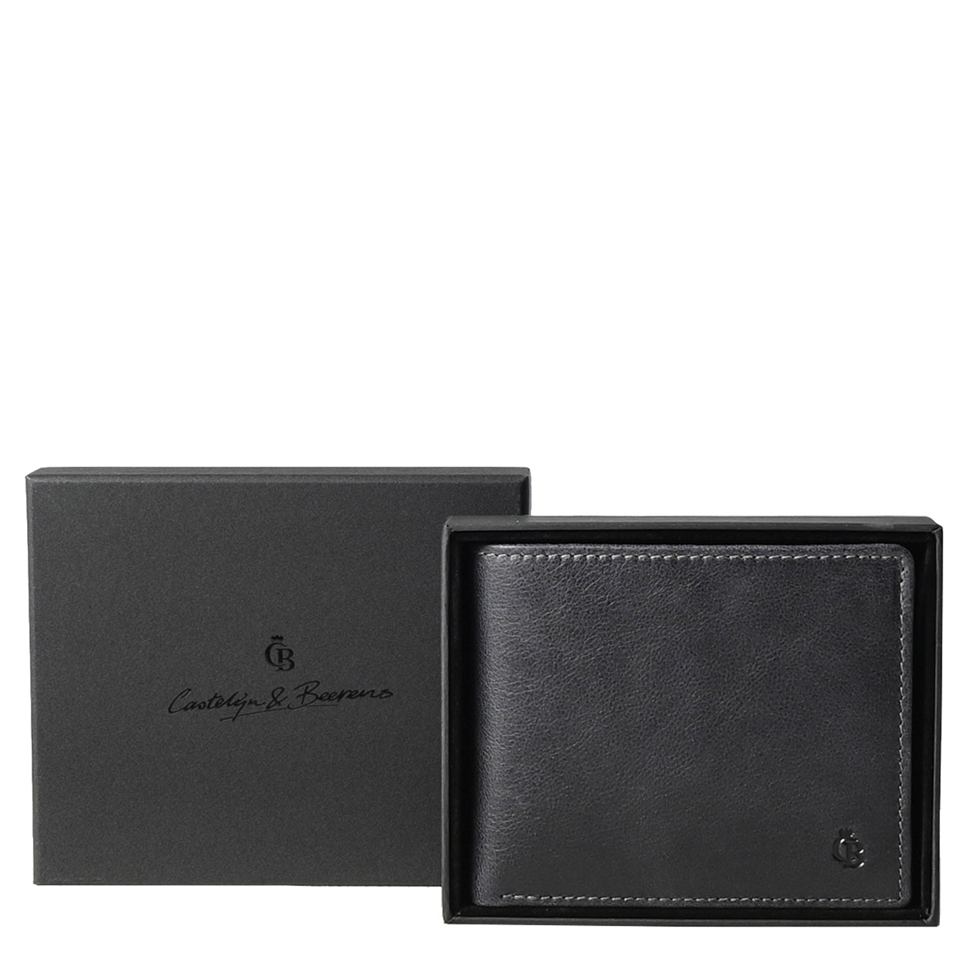 Castelijn & Beerens Giftbox Billfold RFID schwarze Herrenbrieftasche