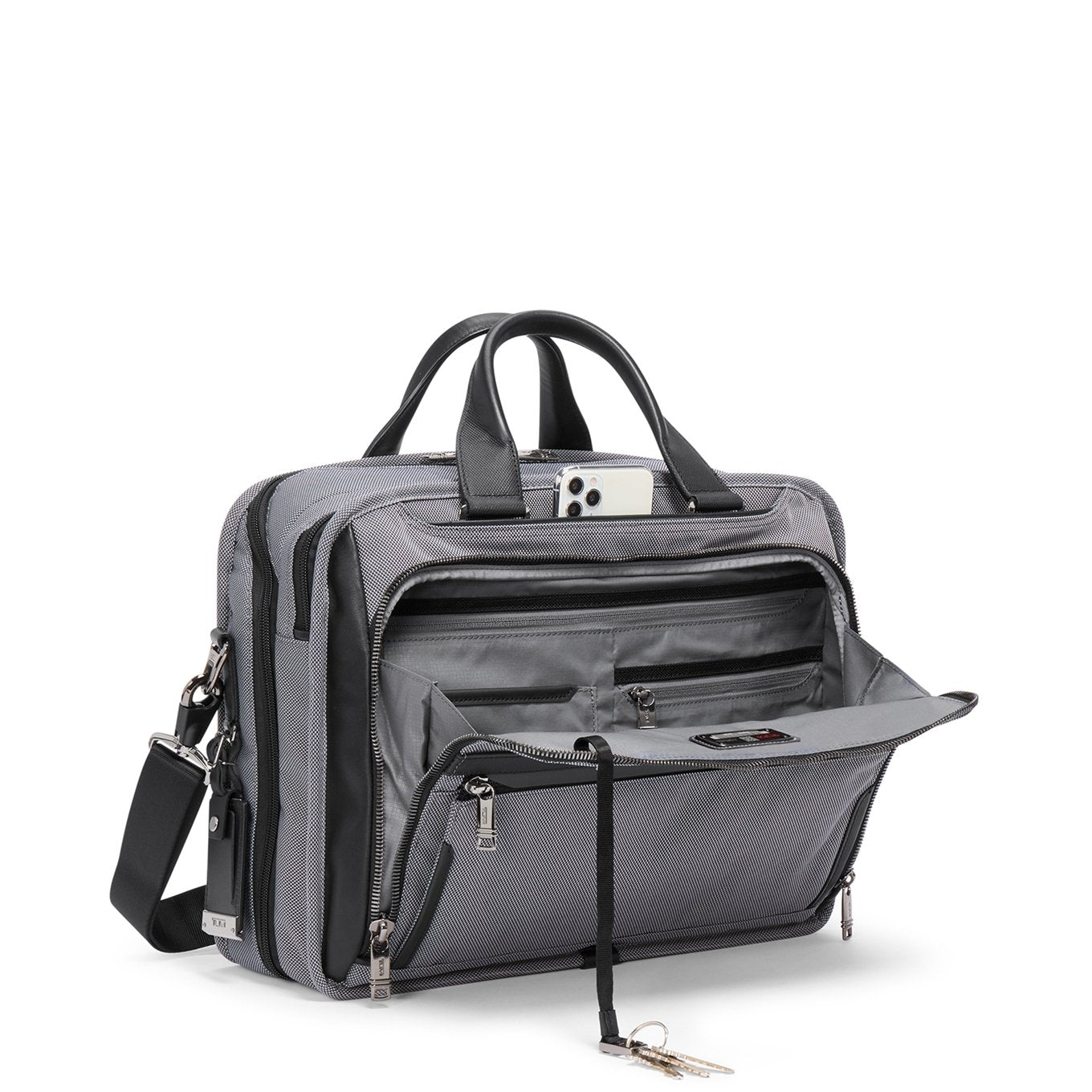 TUMI Alpha Organizer Brief meteor grey