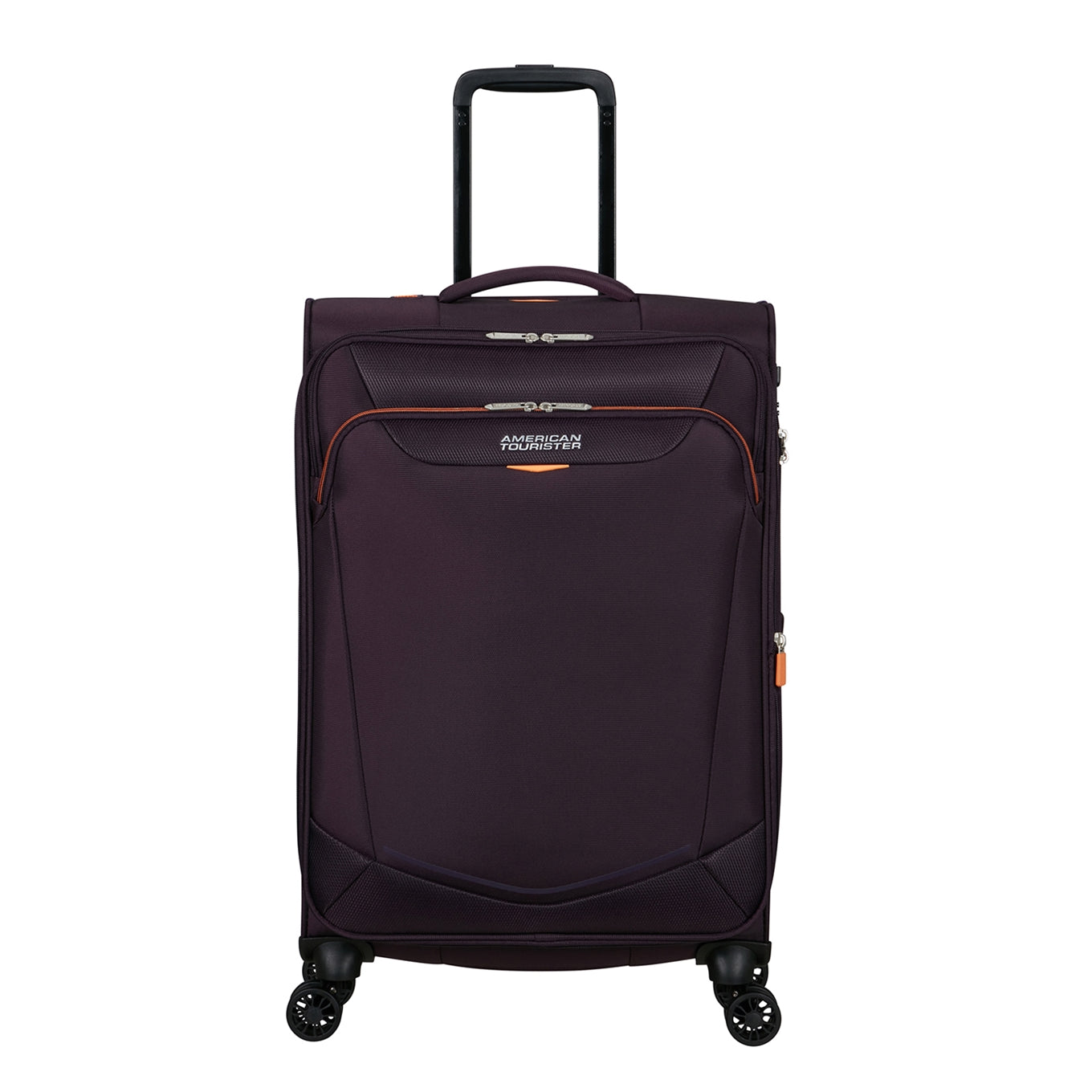 American Tourister Summerride Spinner M Exp TSA dunkler Pflaume Weicher Koffer