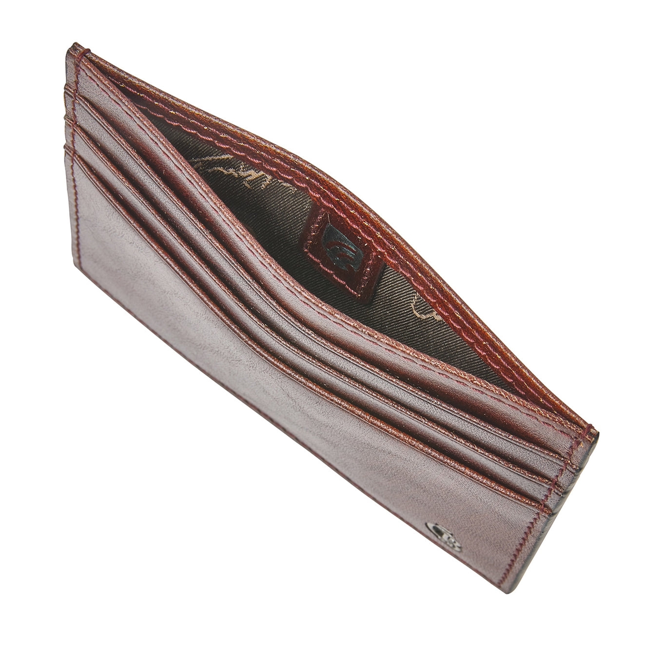 Castelijn & Beerens Rien Credit Card Pouch RFID Cognac Damenbrieftasche