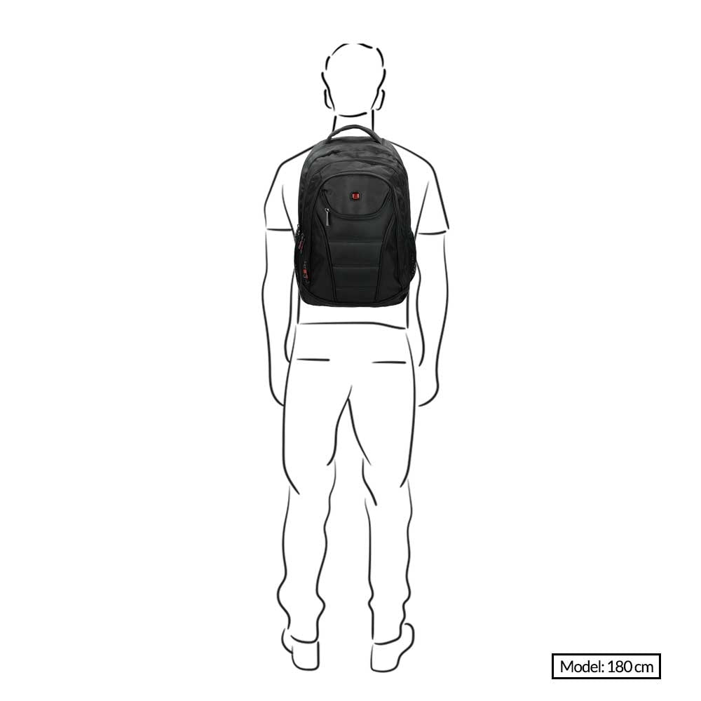 Enrico Benetti Cornell Laptop Backpack 17" black