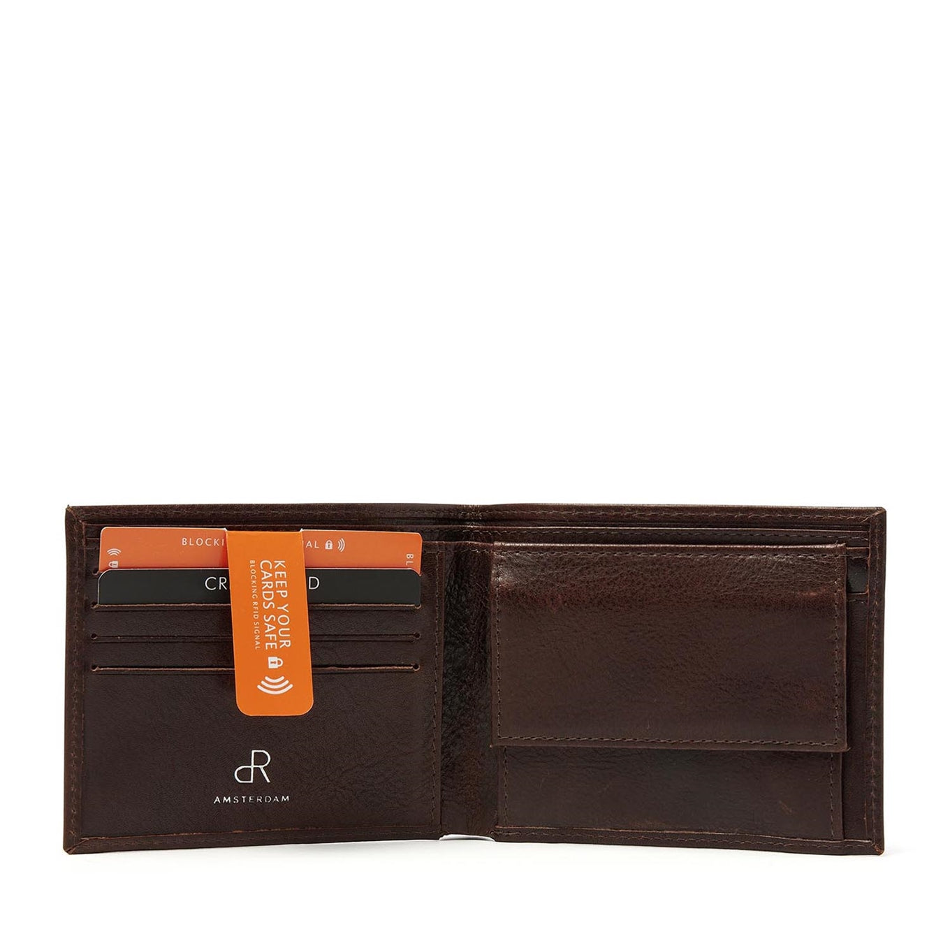 dR Amsterdam Milan Billfold brown