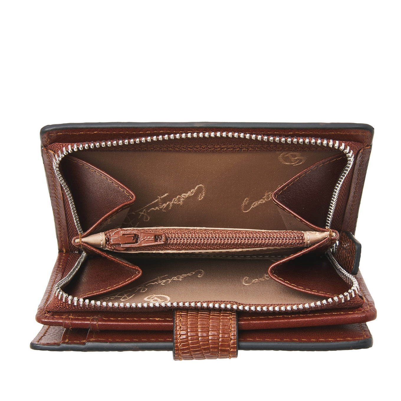 Castelijn & Beerens Donna Portemonnee 6 Pasjes RFID cognac