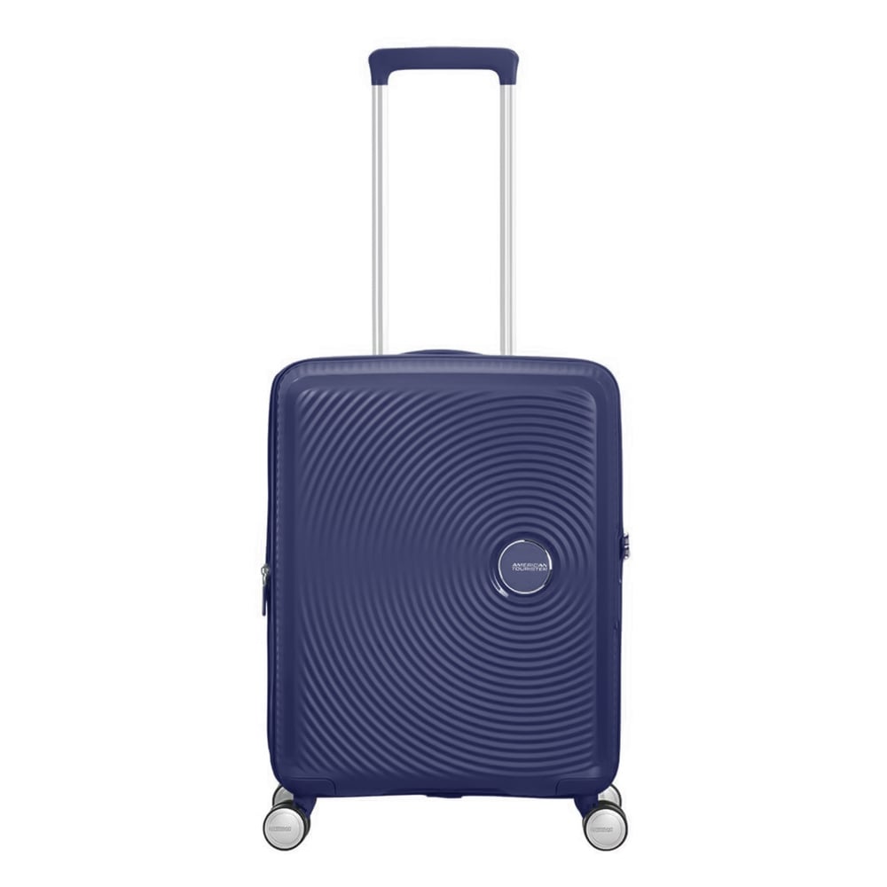 American Tourister Soundbox Spinner 55 Expandable midnight navy Hard Case