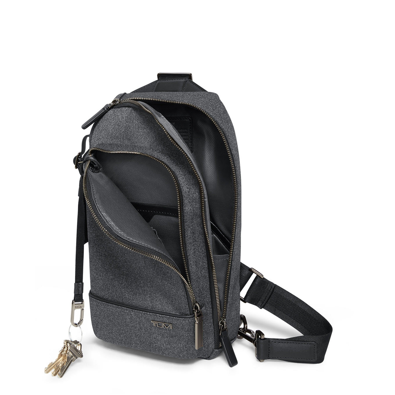 TUMI Harrison Gregory Sling dark charcoal