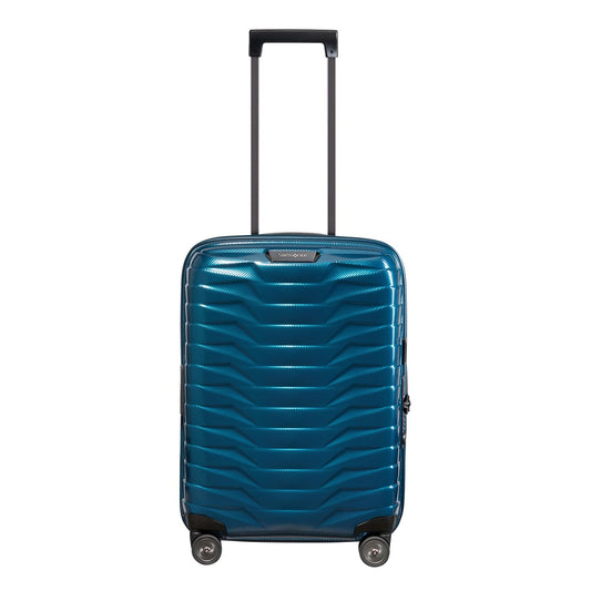 Samsonite Proxis Spinner 55 Erweiterbares Hartschalenetui in Petrolblau