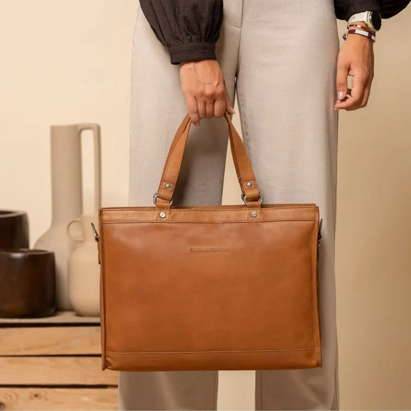 The Chesterfield Brand Manly Shopper black