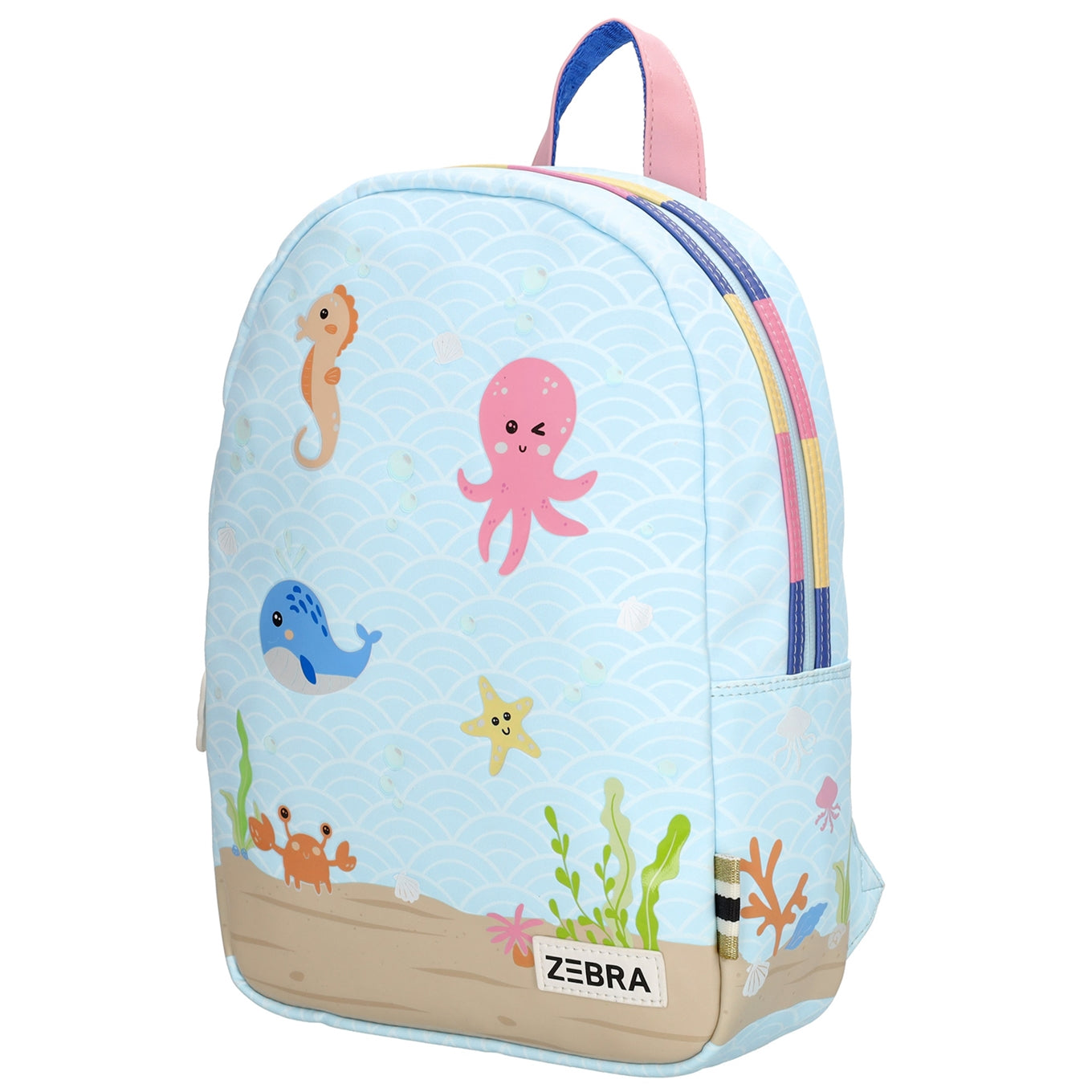 Zebra Trends Kids Backpack lightblue