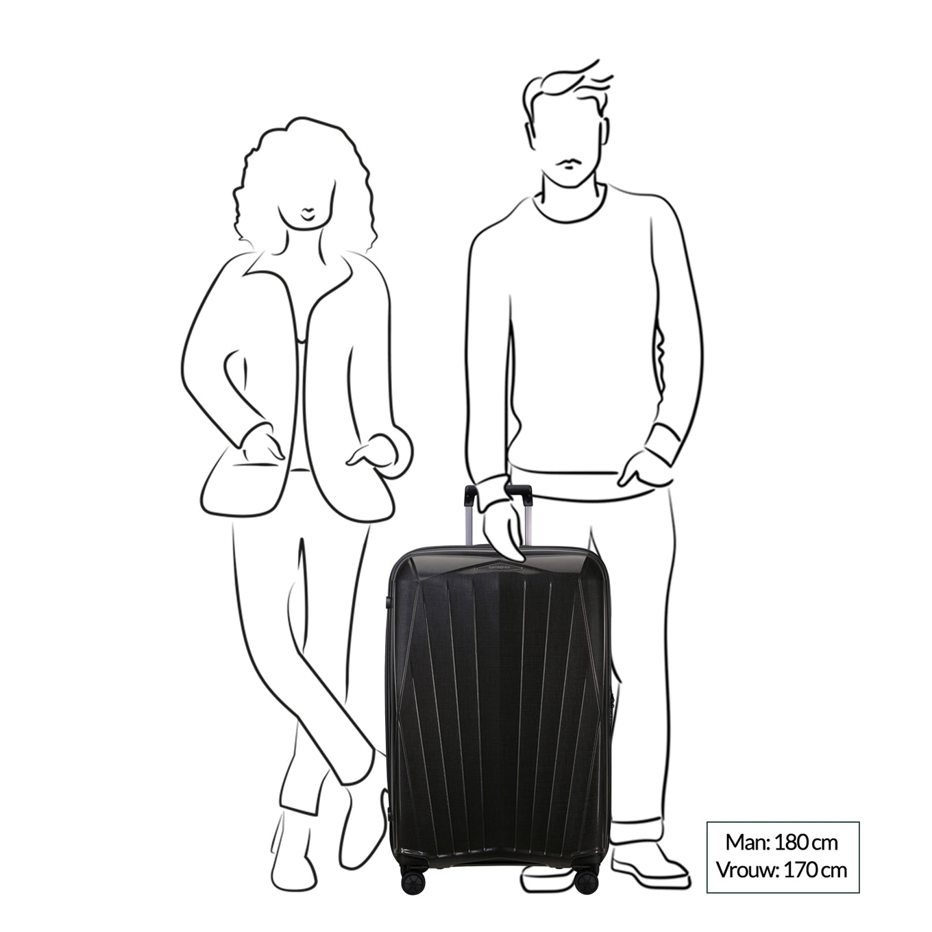 Samsonite Major-Lite Spinner 77 climbing ivy Hard Case