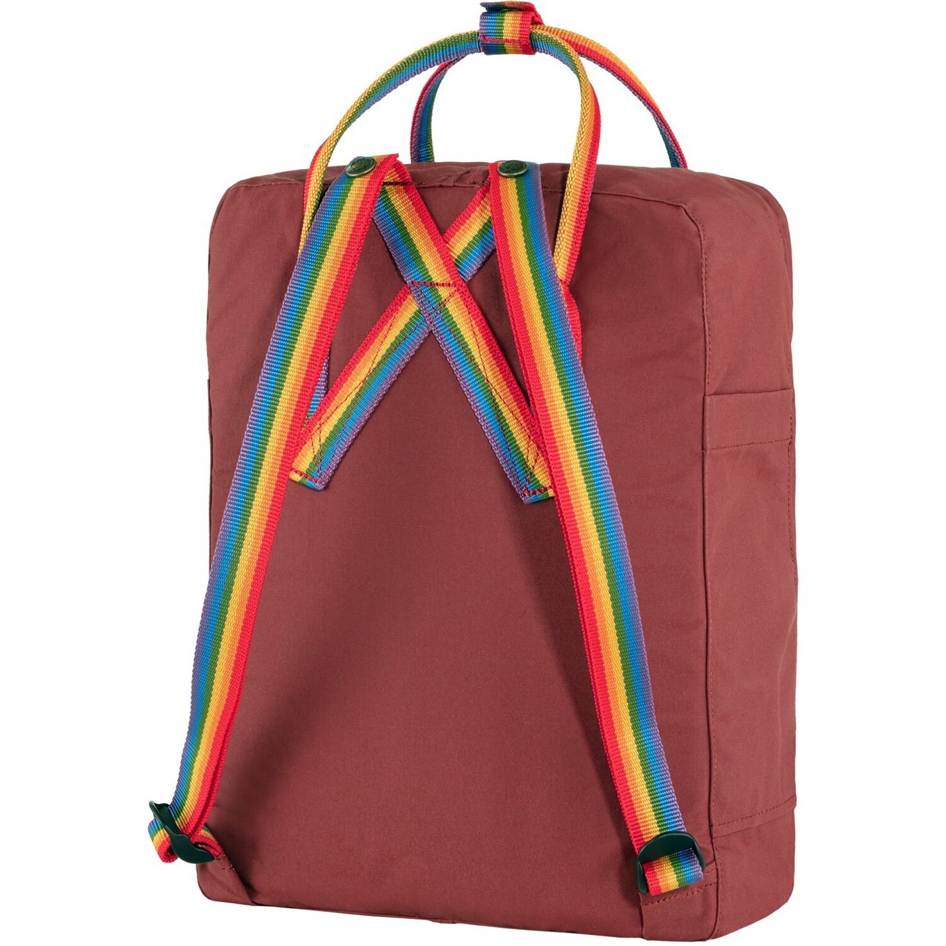Fjallraven Kanken Rainbow Ochsenrot-Regenbogenmuster