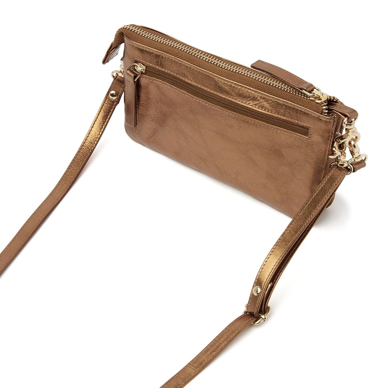 dR Amsterdam Metallics Shoulderbag - Clutch gold
