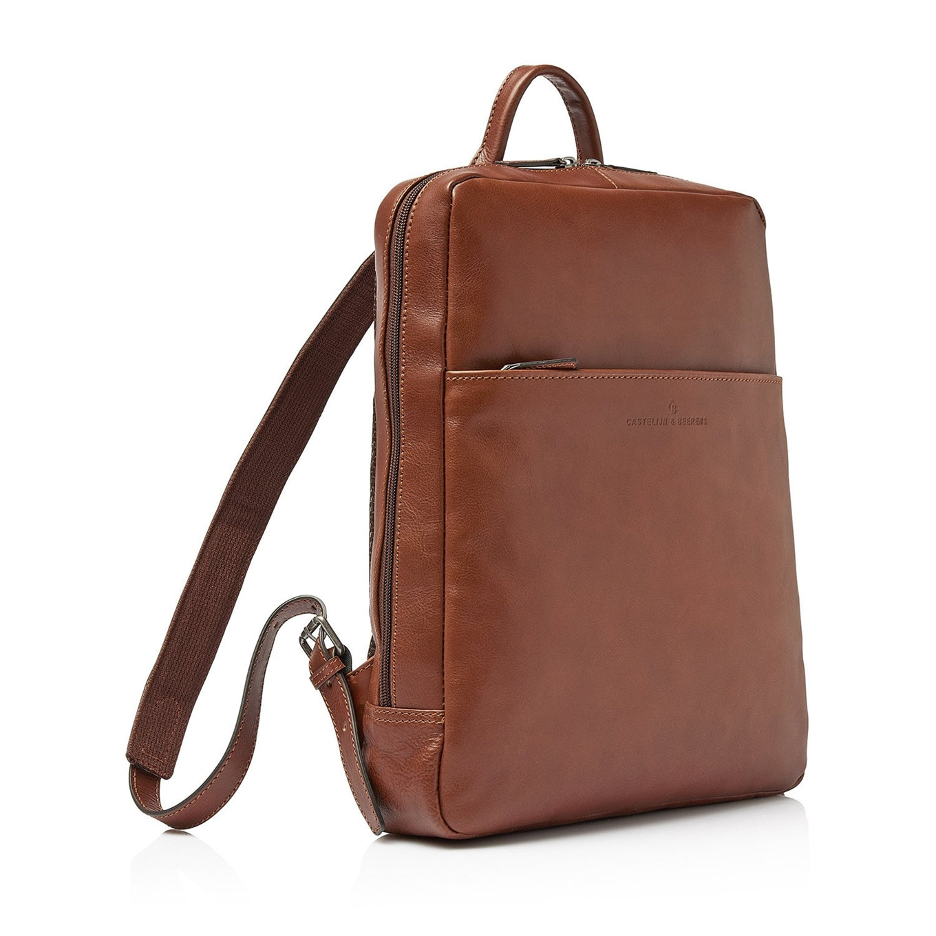 Castelijn & Beerens Laptop Backpack 15.6" light brown