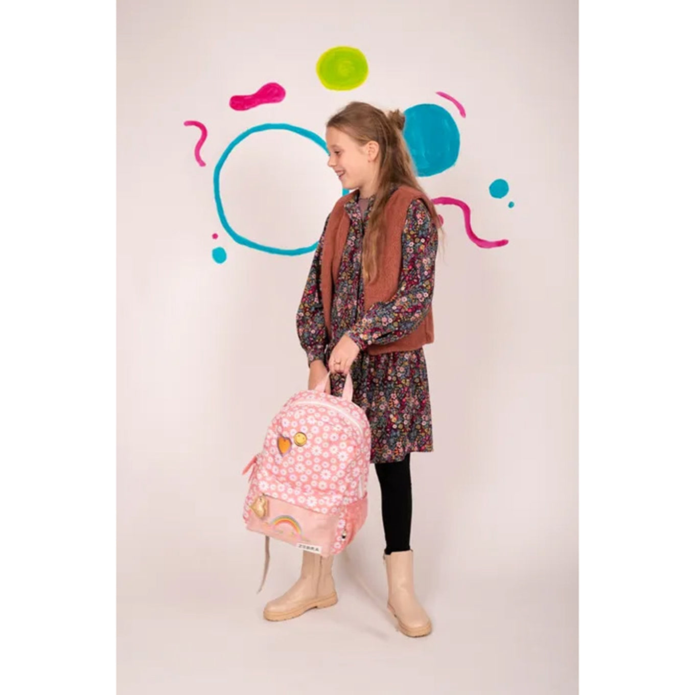 Zebra Trends Olivia Backpack pink