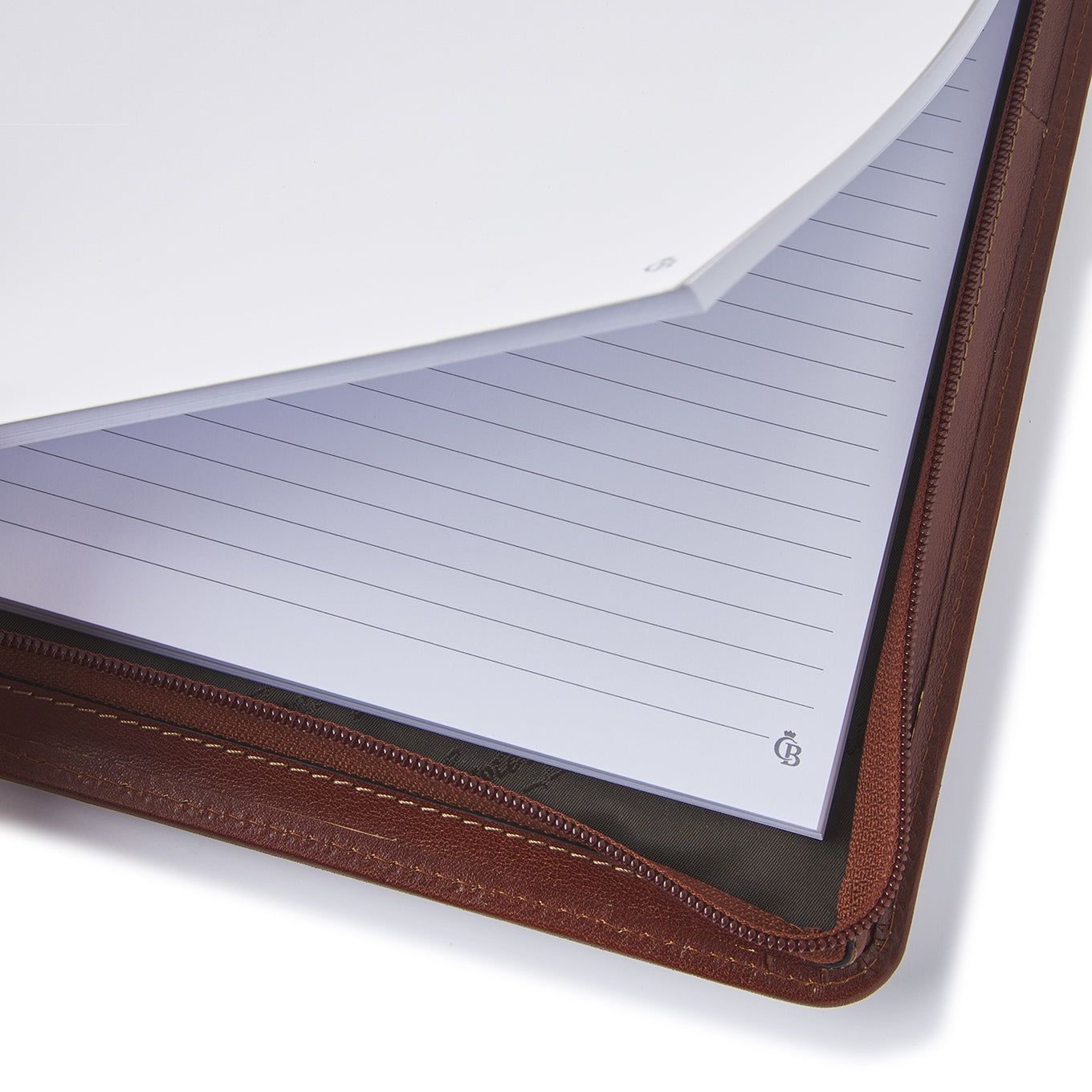 Castelijn & Beerens Gaucho A4 Conference Folder Zip-Around cognac