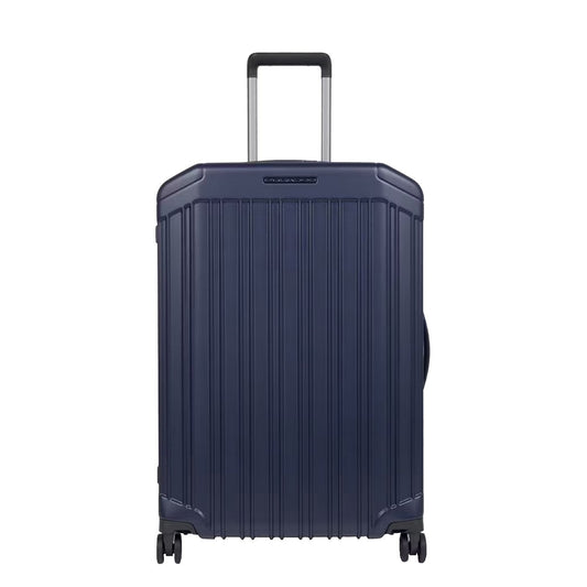 Piquadro PQ-Light Medium Trolley kobaltblauer Hartschalenkoffer