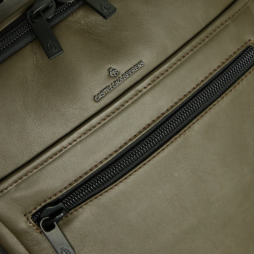 Castelijn & Beerens Nappa X Victor Rugzak 15.6'' + Tablet dark millitary