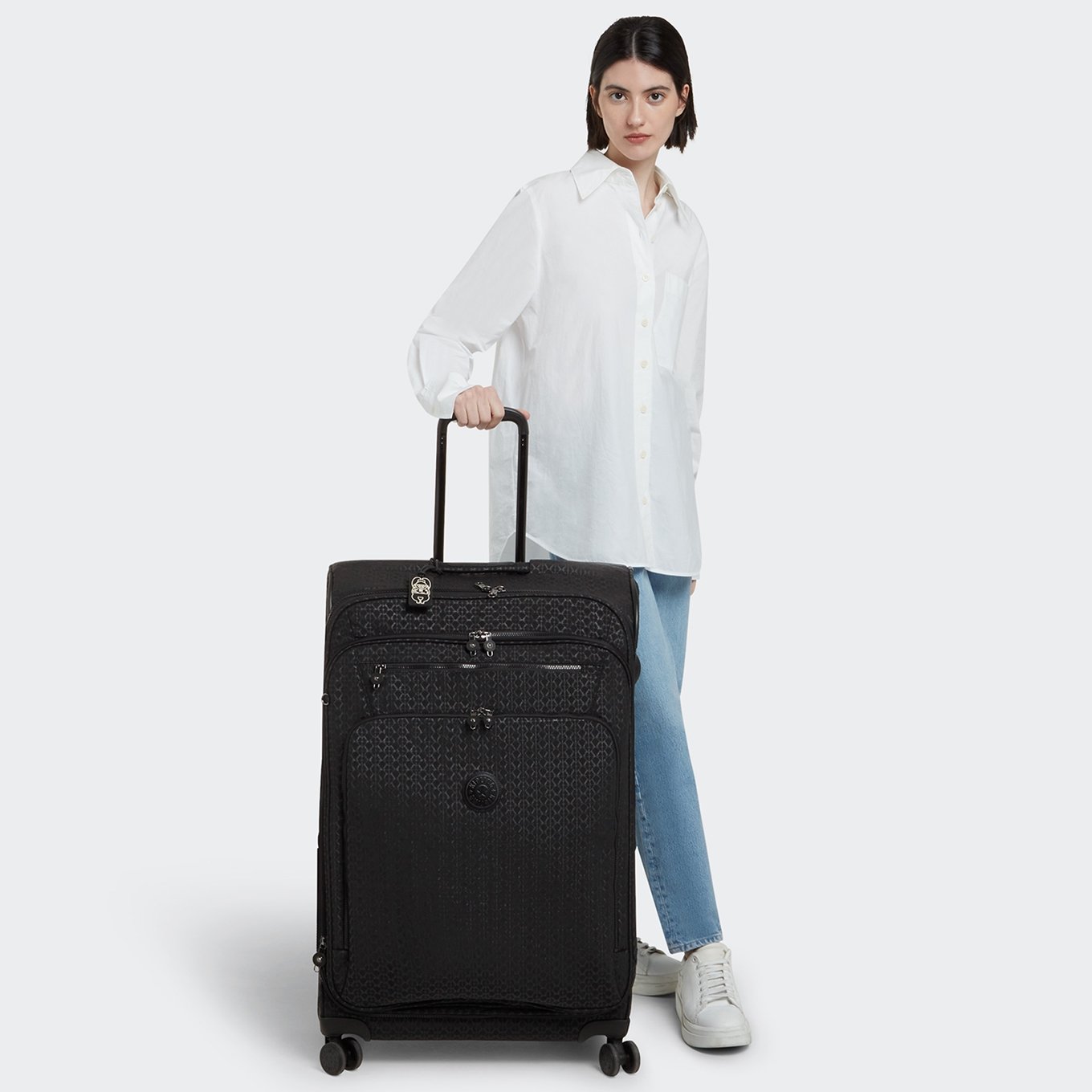 Kipling New Youri Spin L signature emb