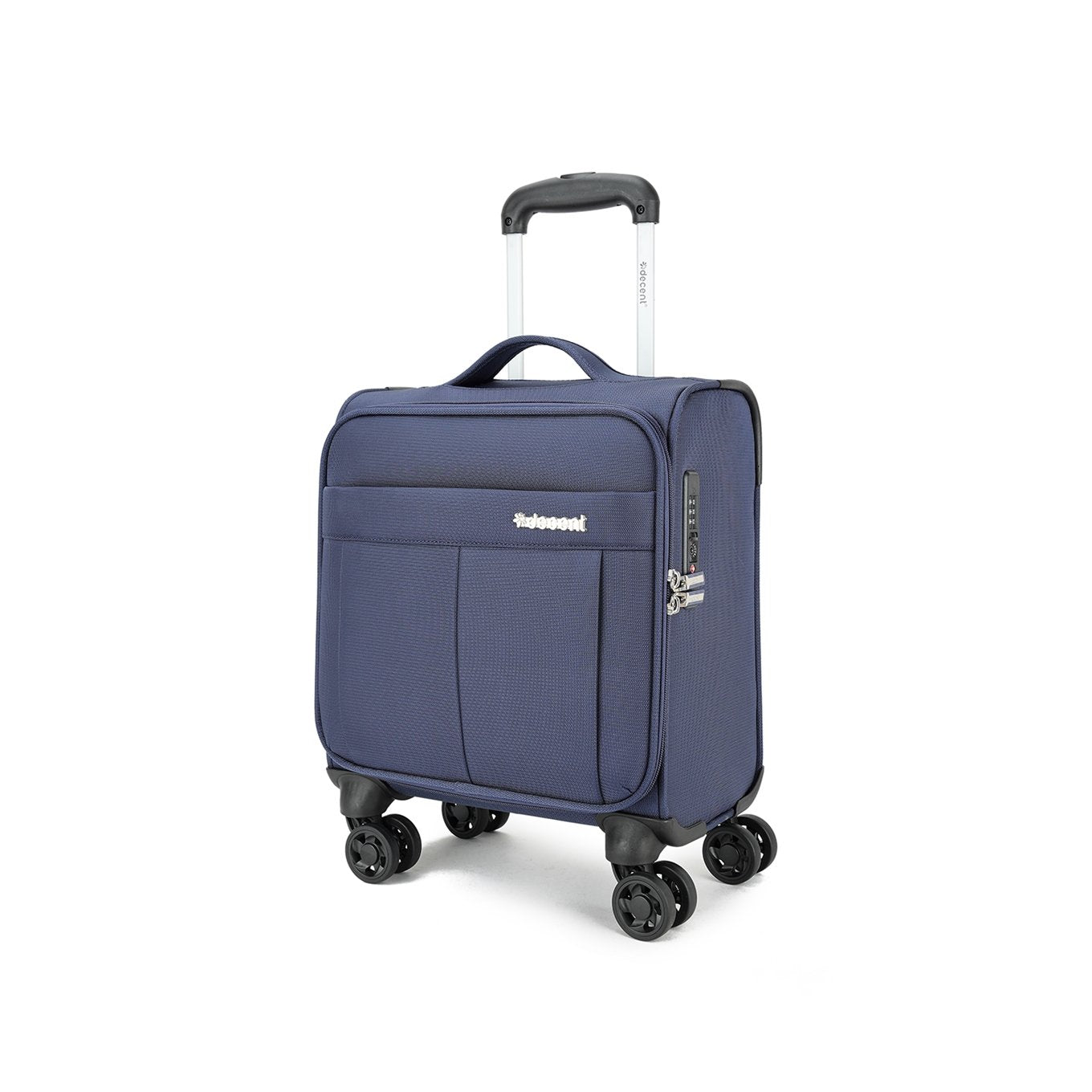Decent D-Upright Underseater Trolley 42cm dark blue Soft suitcase
